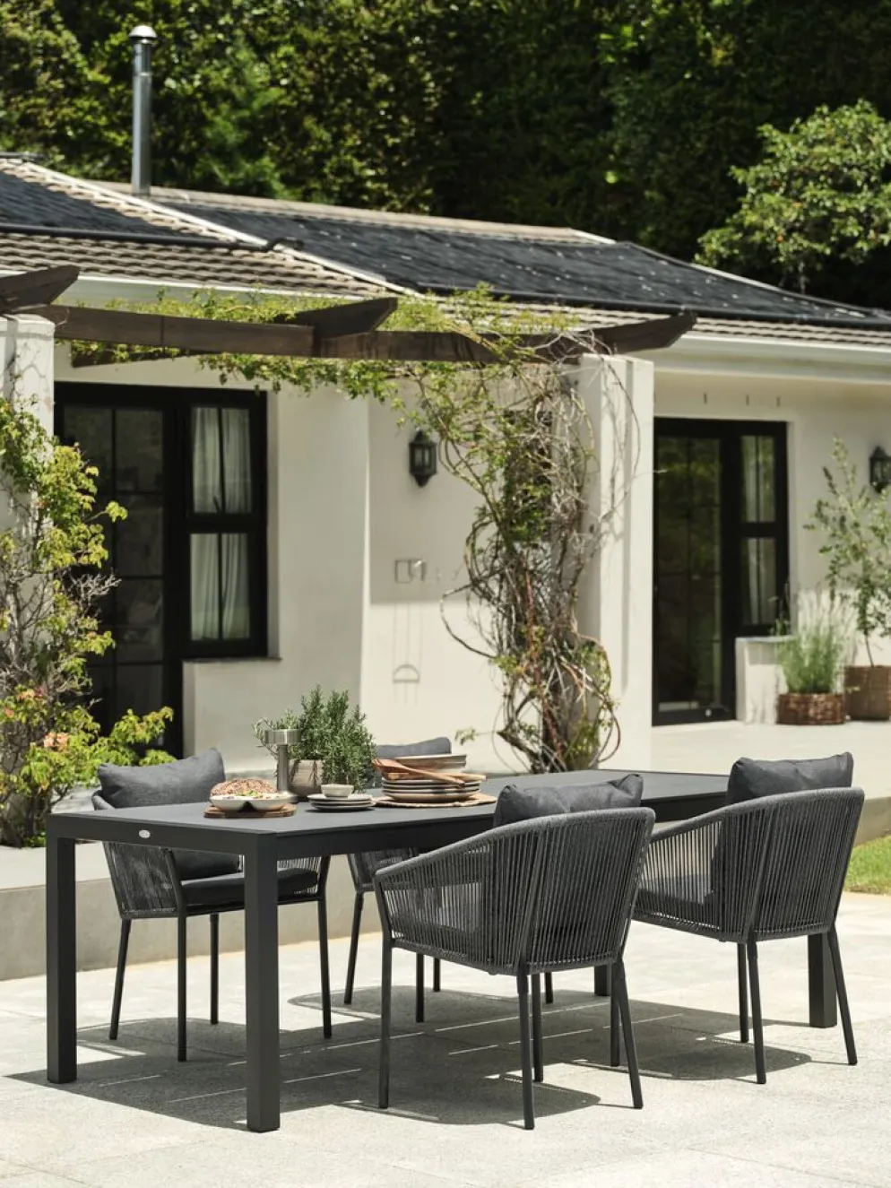 HAGENMesa de jardín HAGEN A100xL214 gris