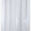 HAKKASPLUSCortina de ducha HAKKAS 180x200cm blanco/gris