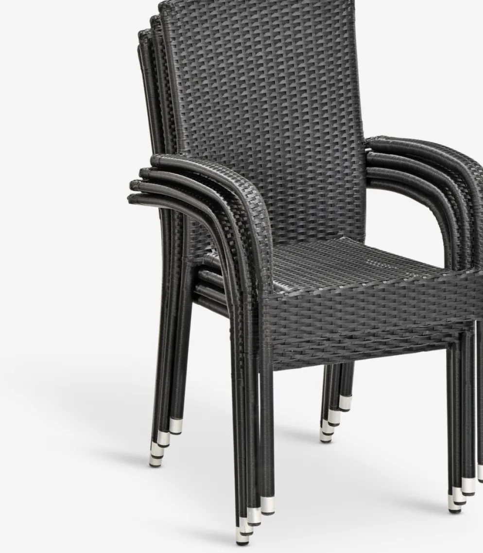 HALDBJERGSilla apilable HALDBJERG negro