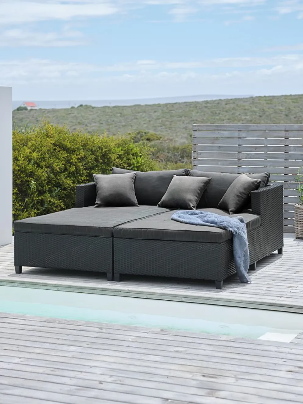 HALLINGTumbona HALLING A179xL187 negro