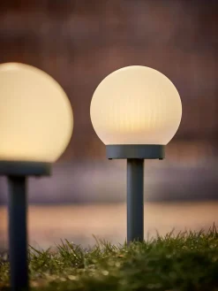HAUKUGLELámpara solar HAUKUGLE Ø13xA37cm blanco