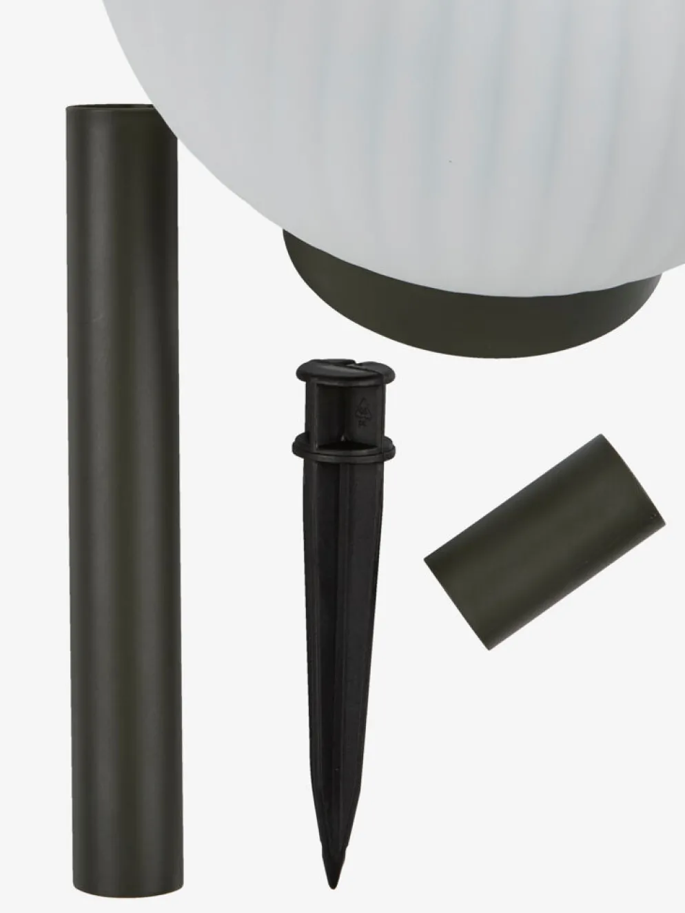 HAUKUGLELámpara solar HAUKUGLE Ø18xA46cm blanco