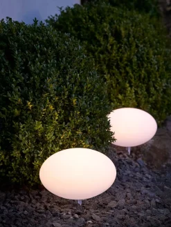 HAVESANGERLámpara solar HAVESANGER Ø25xA17cm blanco