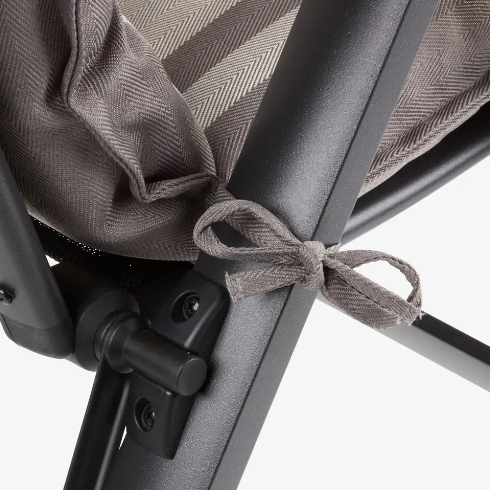 HERRHAGENCojín de jardín para silla reclinable HERRHAGEN gris claro