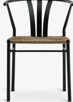 HOBRO + TAGMARKMesa HOBRO L70 gris + 2 sillas TAGMARK negro