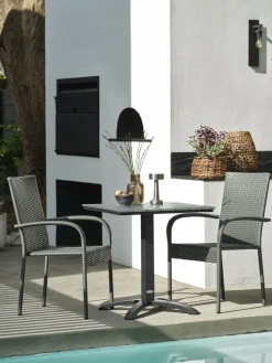 HOBROMesa de balcón HOBRO A70xL70 gris