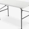 HOLMENMesa plegable HOLMEN A60xL124 blanco