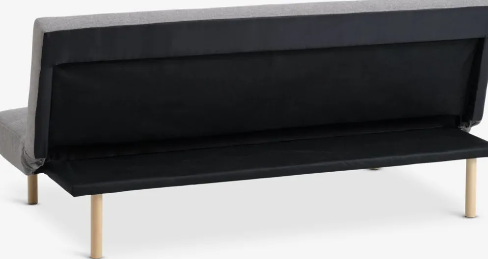 HOLSTEDSofá cama HOLSTED tela gris/natural