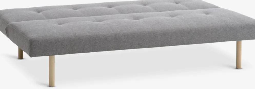 HOLSTEDSofá cama HOLSTED tela gris/natural