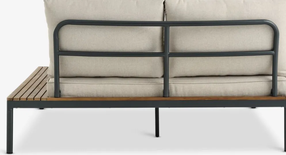 HOUConjunto jardín HOU chaise longue 6 plazas madera dura