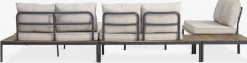 HOUConjunto jardín HOU chaise longue 6 plazas madera dura