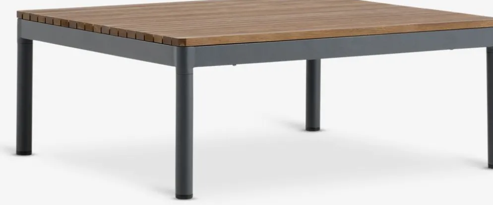 HOUConjunto jardín HOU con chaise longue 3 plazas madera dura
