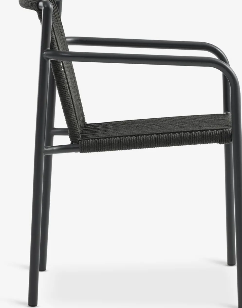 HSTEHAVE + KRISTIANSTADMesa HESTEHAVE L205/275 negro + 4 sillas KRISTIANSTAD verde