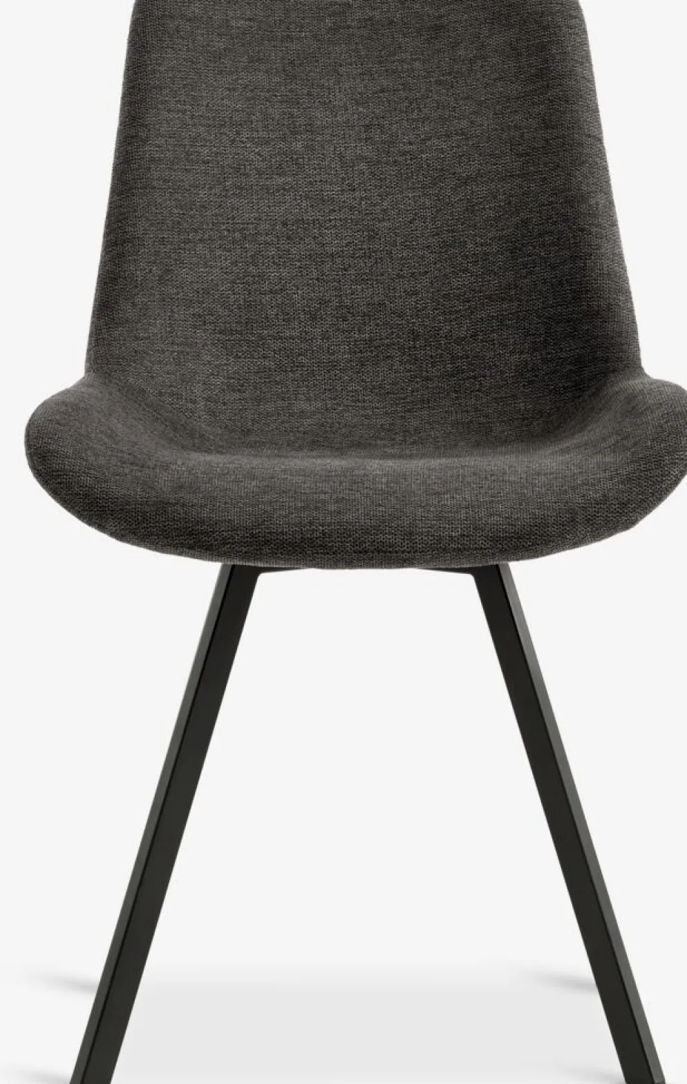 HYGUMSilla de comedor HYGUM giratoria gris/negro