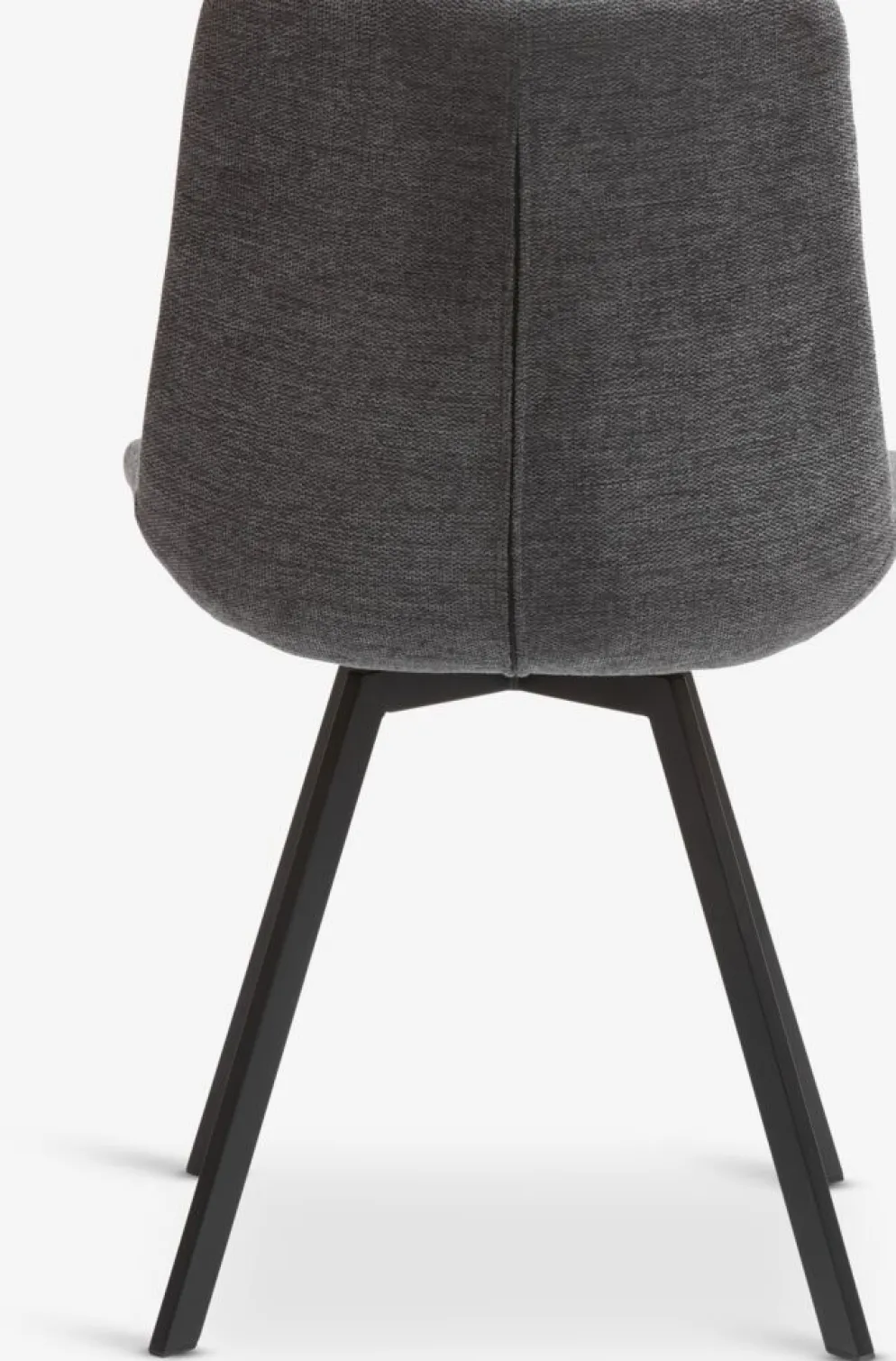 HYGUMSilla de comedor HYGUM giratoria gris/negro