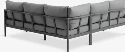 IANOConjunto muebles jardín IANO 5 plazas gris
