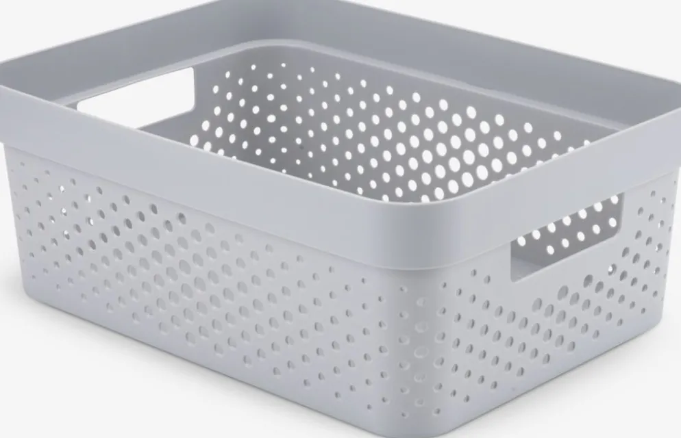 INFINITYCesta INFINITY 11L plástico gris