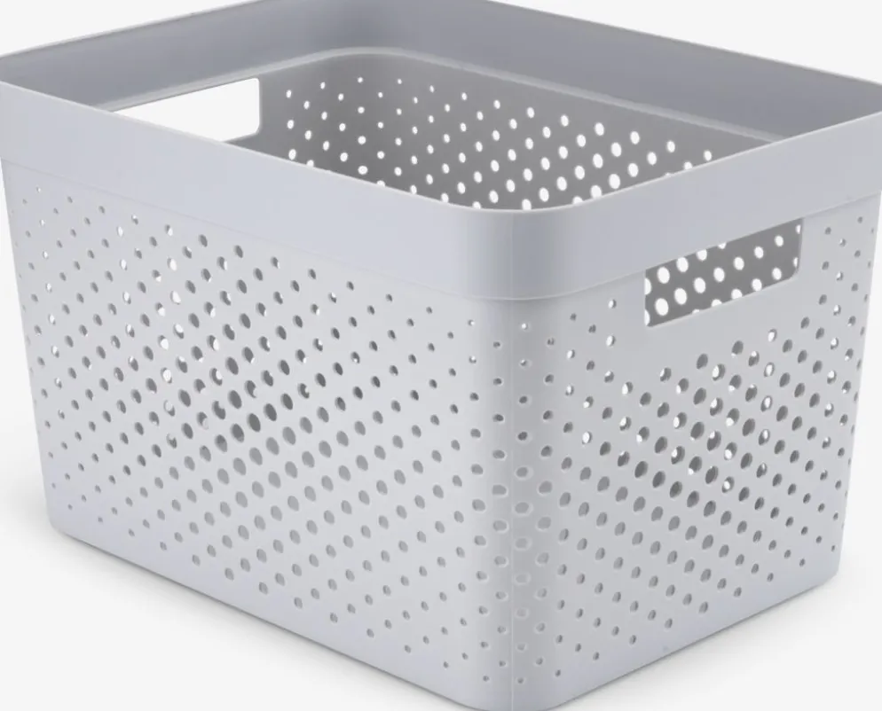 INFINITYCesta INFINITY 17L plástico gris