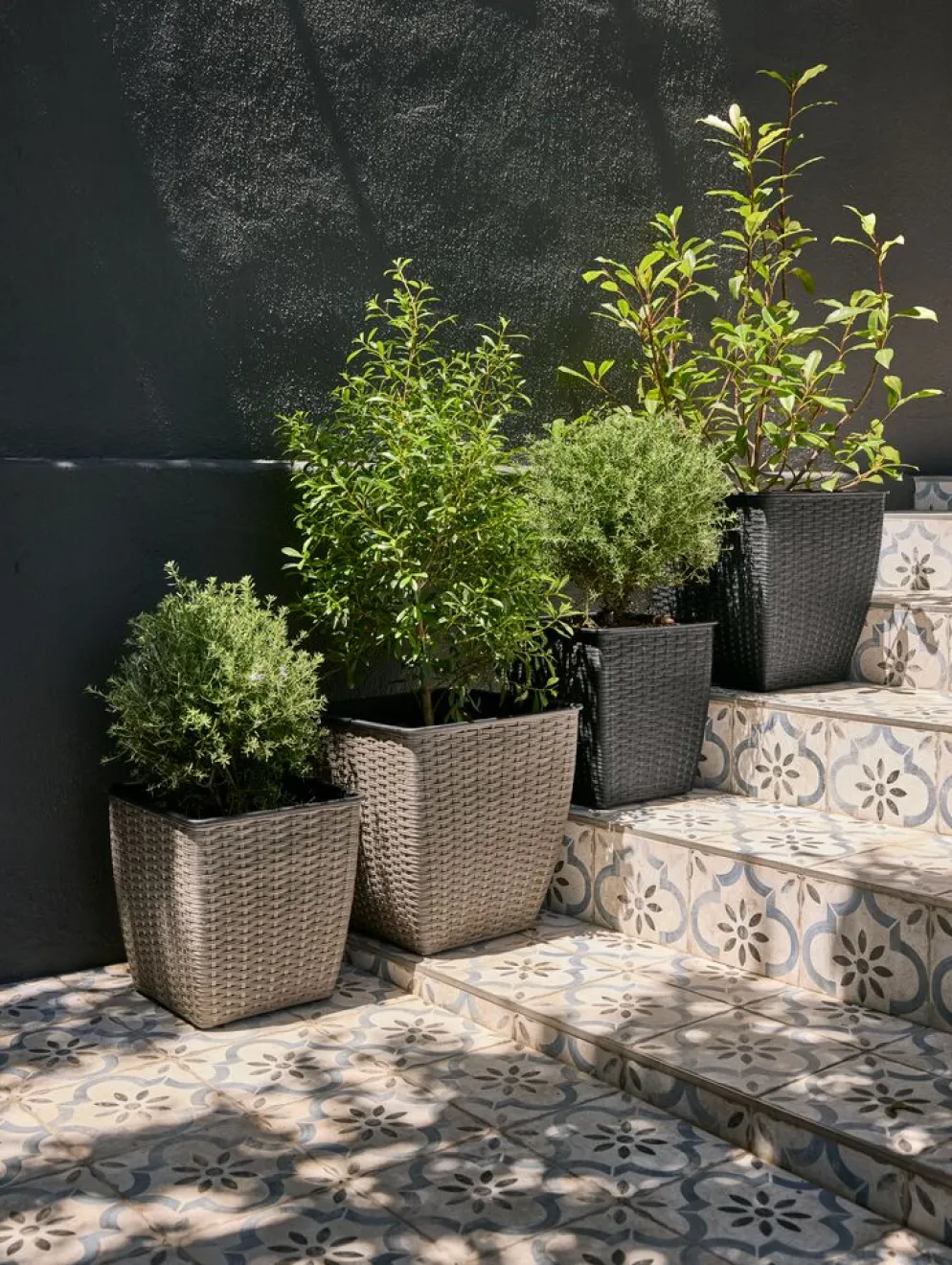 ISLOMCesto de jardín ISLOM 31x31x32 natural