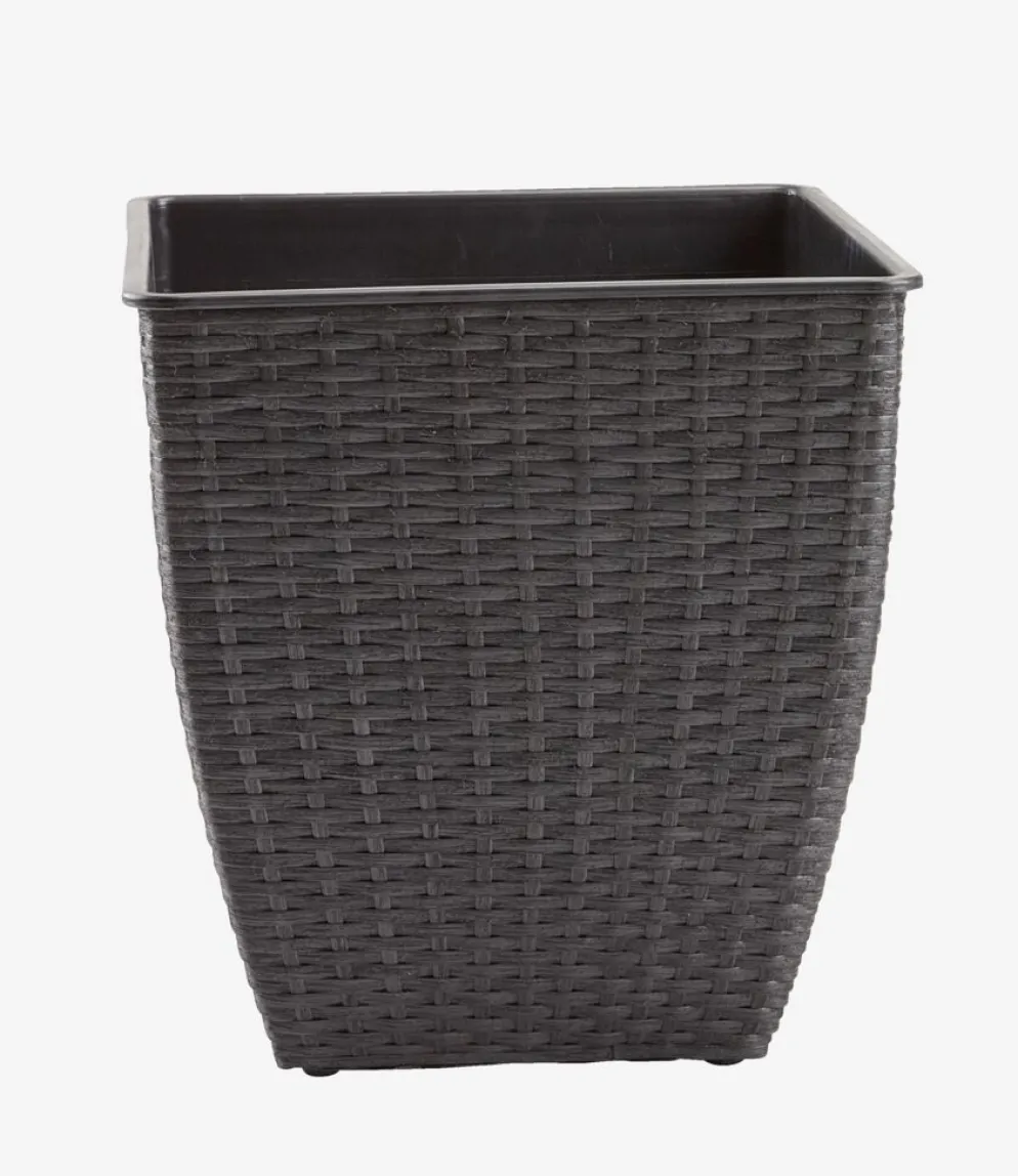 ISLOMCesto de jardín ISLOM 38x38x39 negro