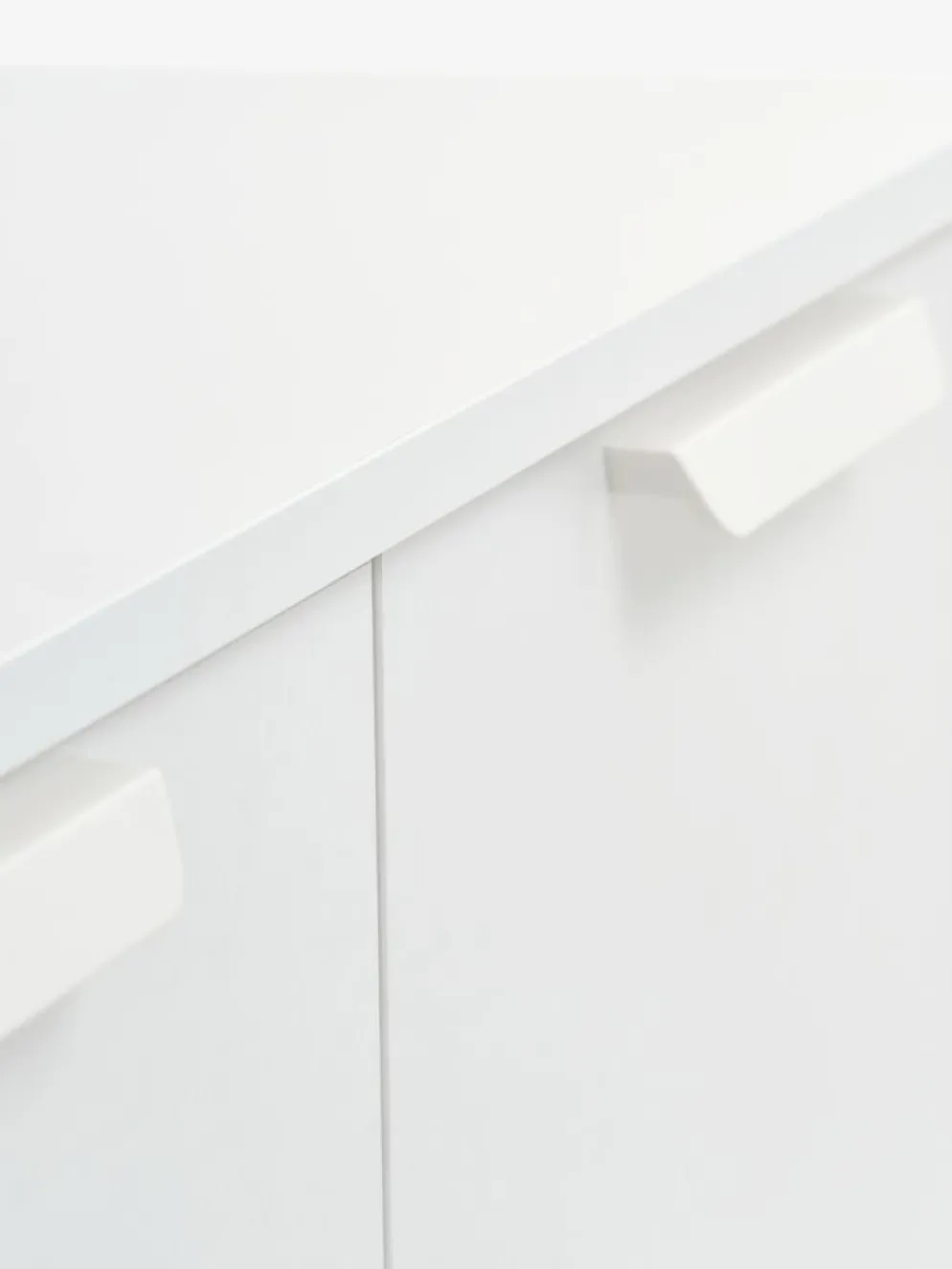 JENSLEVAparador JENSLEV 2 puertas 4 cajones blanco