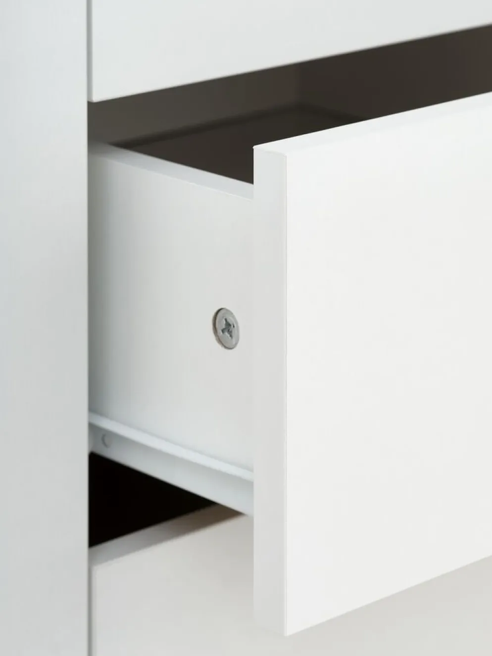 JENSLEVArmario JENSLEV 96x176 2 puertas 3 cajones blanco