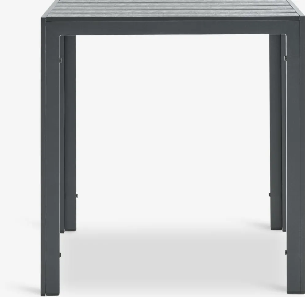 JERSOREMesa de jardín JERSORE A70xL70 negro