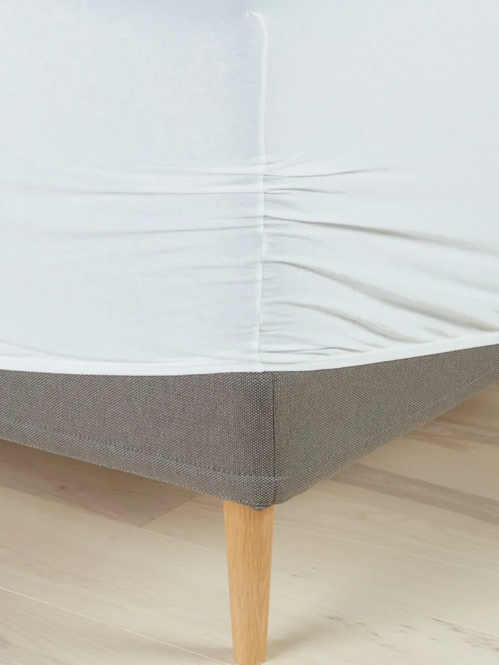 JETTEGOLDSábana bajera ajustable de jersey JETTE 90x200x35 blanco