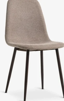 JONSTRUPSilla de comedor JONSTRUP tela beis/color roble oscuro