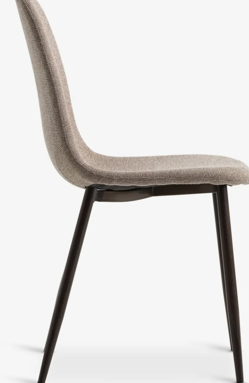 JONSTRUPSilla de comedor JONSTRUP tela beis/color roble oscuro