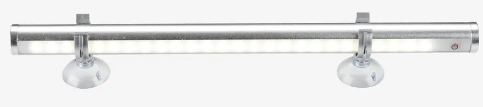 KALIXLámpara maquillaje con LED KALIX L30cm plateado