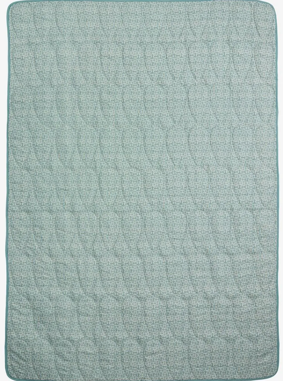 KAMILLEManta acolchada KAMILLE 140x200 blanco/turquesa