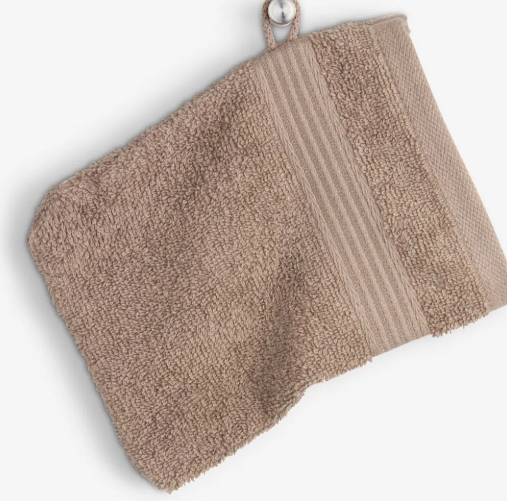 KARLSTADGOLDManopla de baño KARLSTAD 15x21 marrón