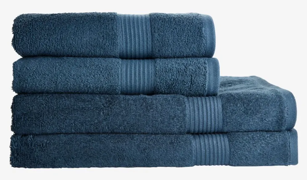 KARLSTADGOLDToalla de mano KARLSTAD 50x100 azul marino