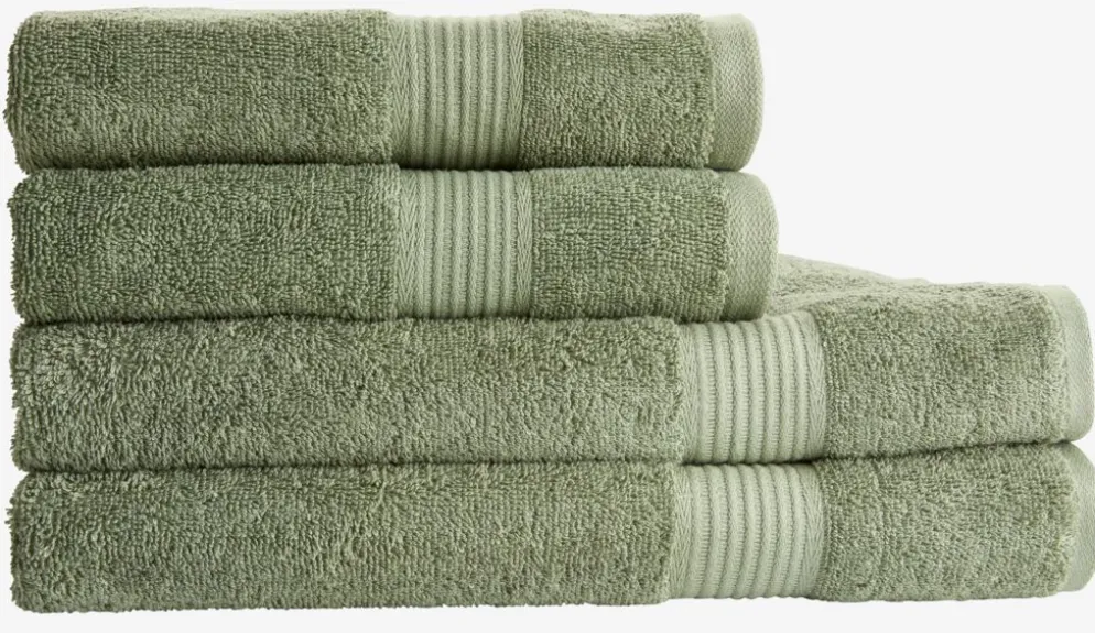 KARLSTADGOLDToalla de mano KARLSTAD 50x100 verde militar