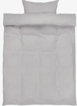 KATEBASICJuego funda nórdica microfibra KATE 155x220 gris