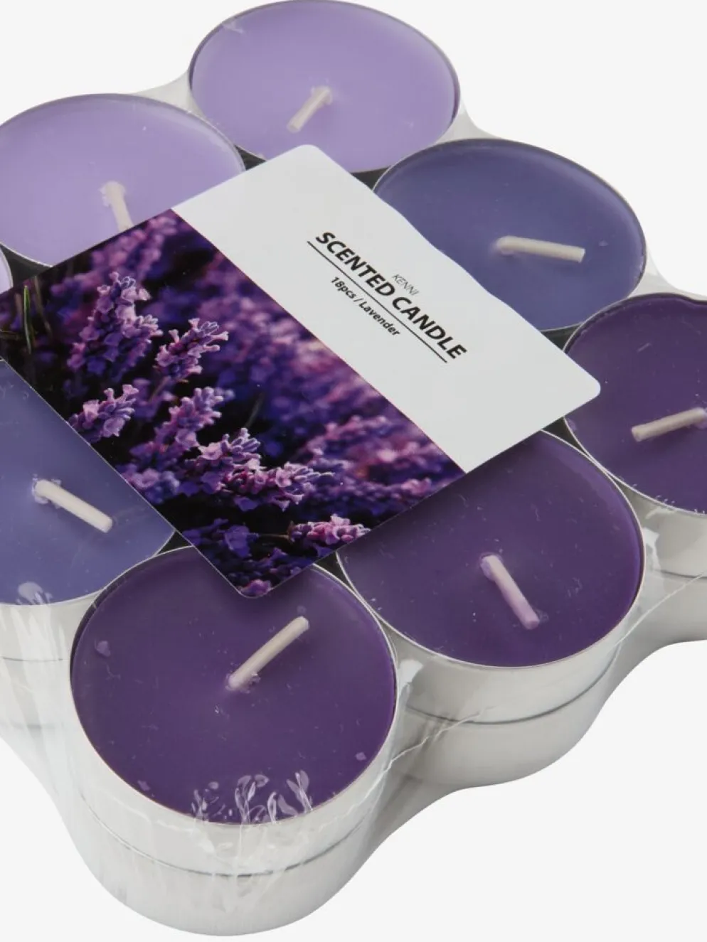 KENNIVelas pequeñas KENNI lavanda 18 unidades