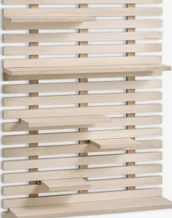 KETTINGEEstante de pared KETTINGE 6 estantes natural
