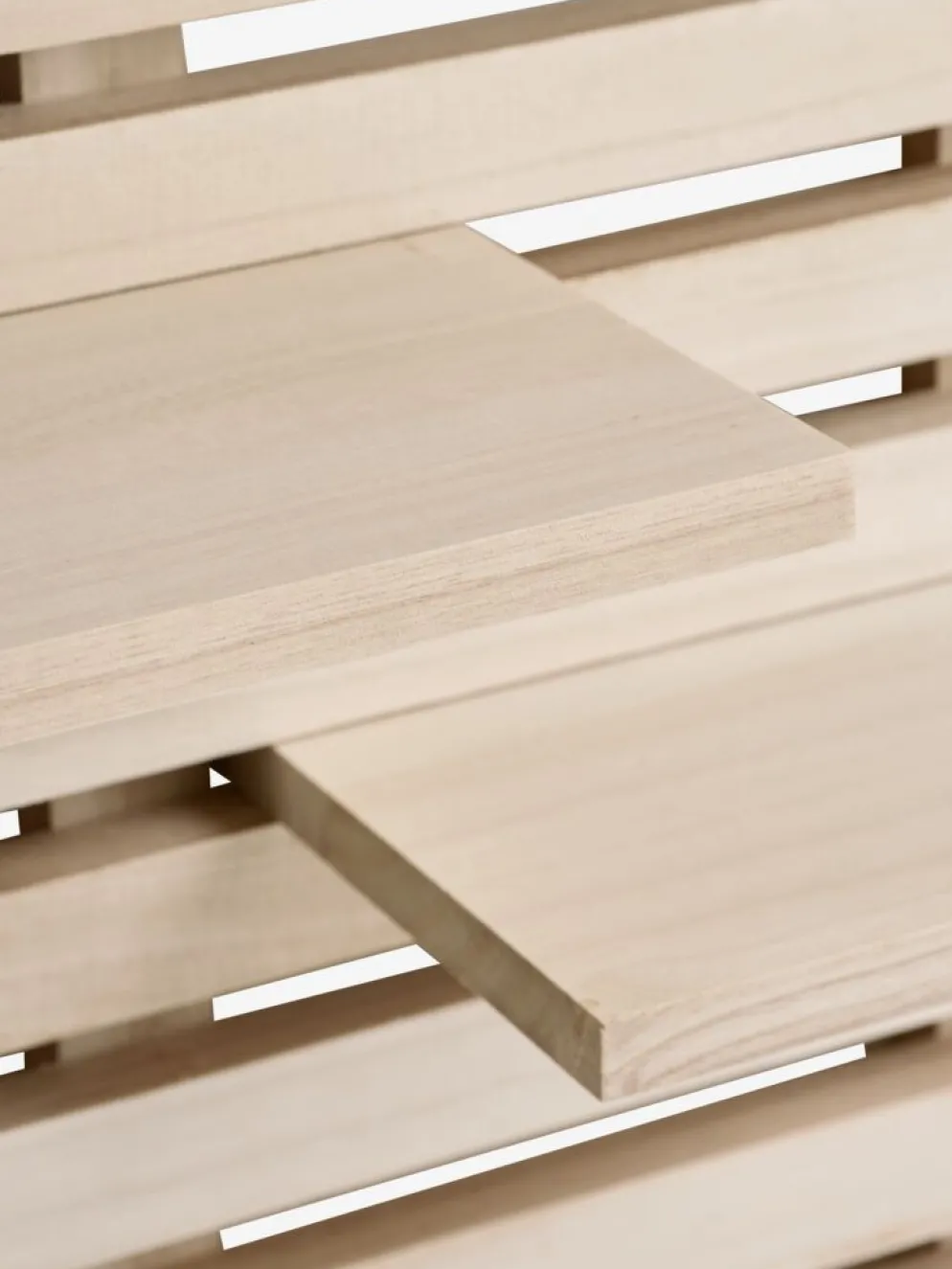 KETTINGEEstante de pared KETTINGE 6 estantes natural
