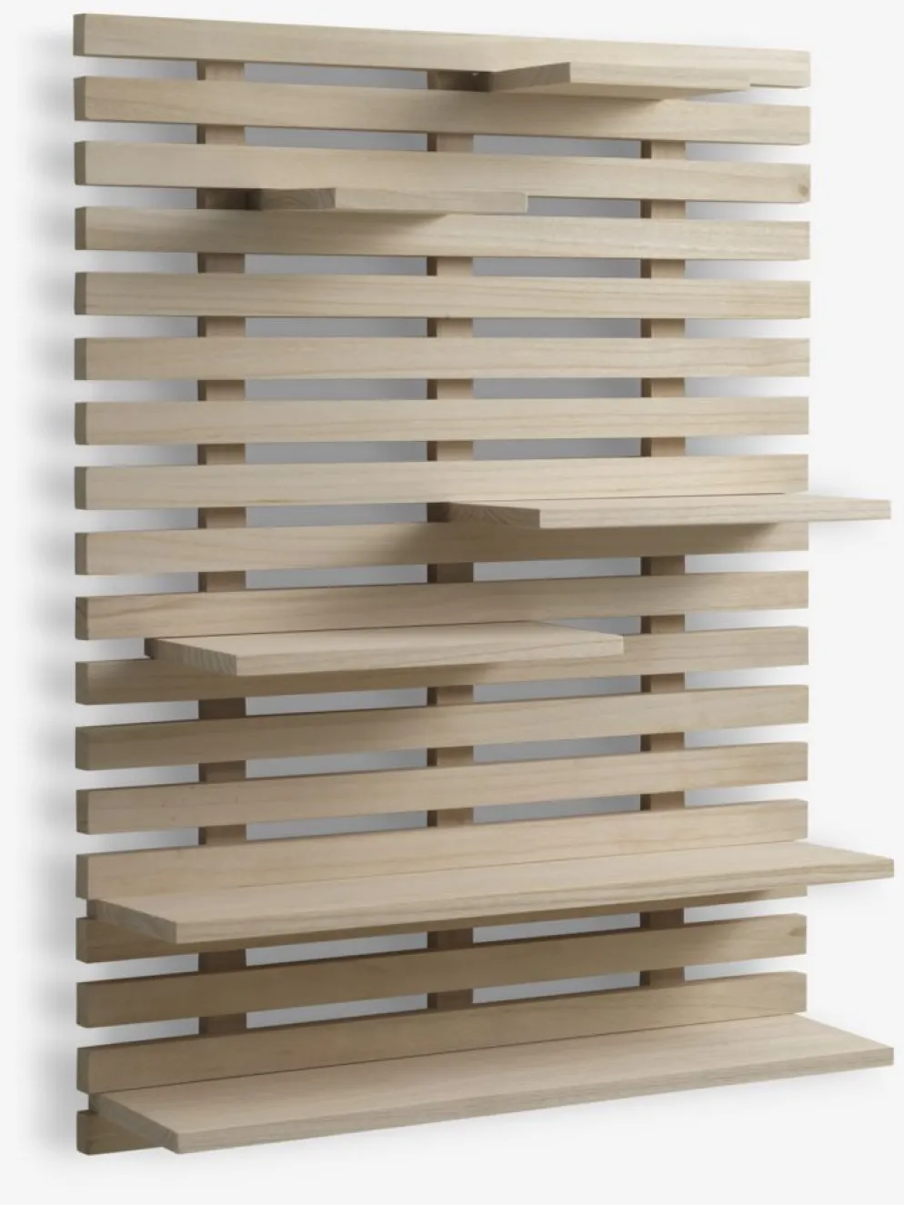 KETTINGEEstante de pared KETTINGE 6 estantes natural