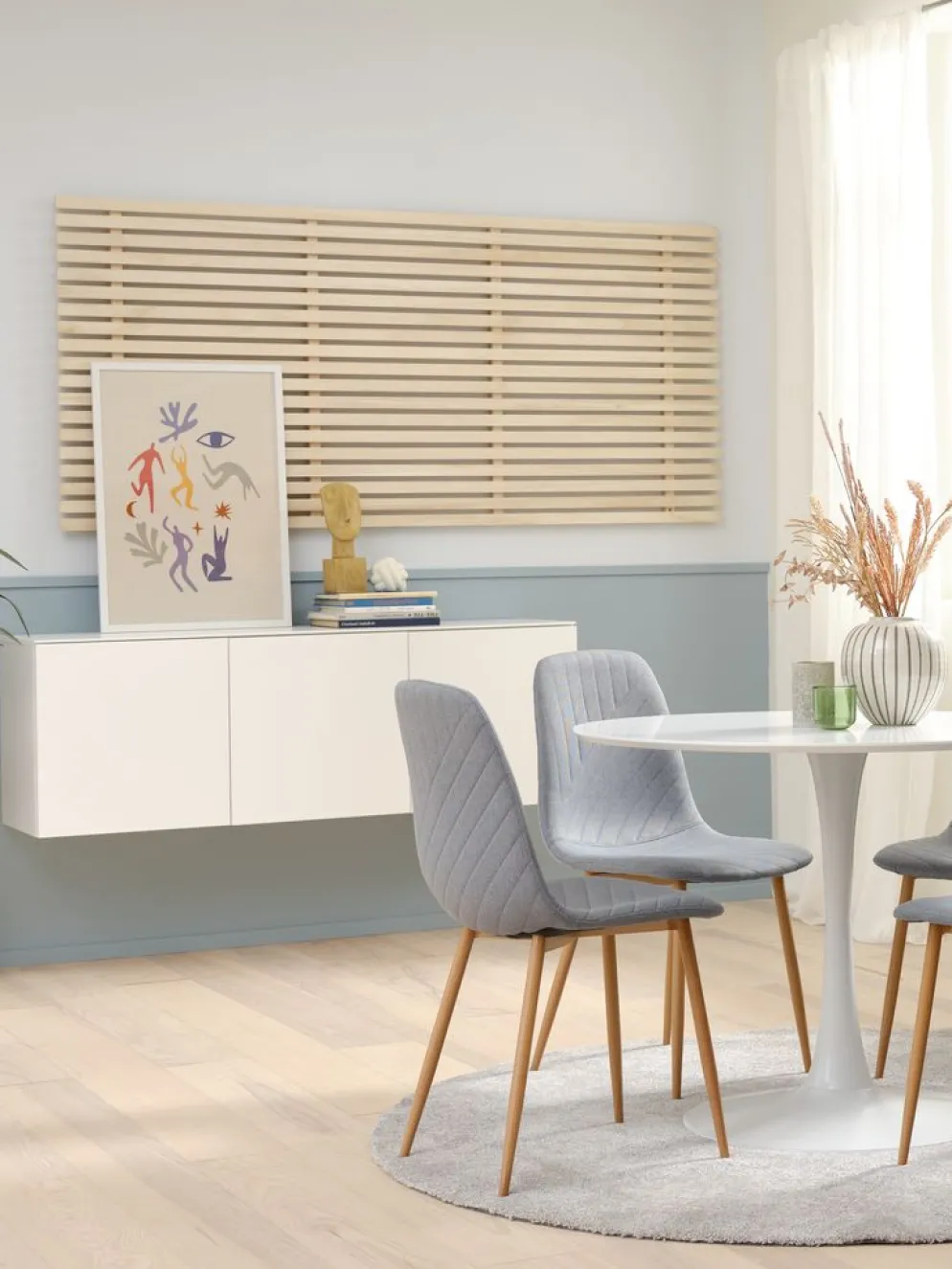 KETTINGEPanel decorativo de pared KETTINGE 160x90 natural