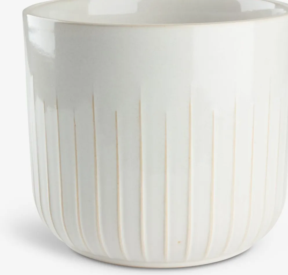 KNUDSENMaceta KNUDSEN Ø20xA18cm blanco