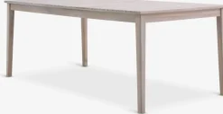 KOLLEN + GAMMELBYMesa KOLLEN L205 madera dura + 4 sillas GAMMELBY gris