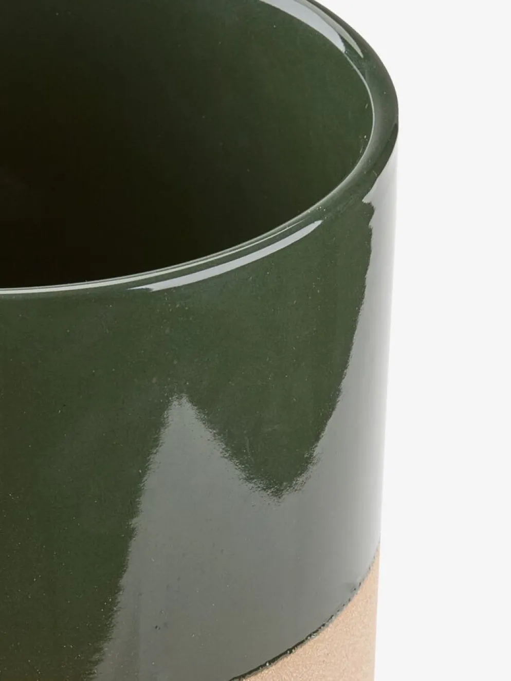 KRAGEMacetero KRAGE Ø16xA15 verde oscuro