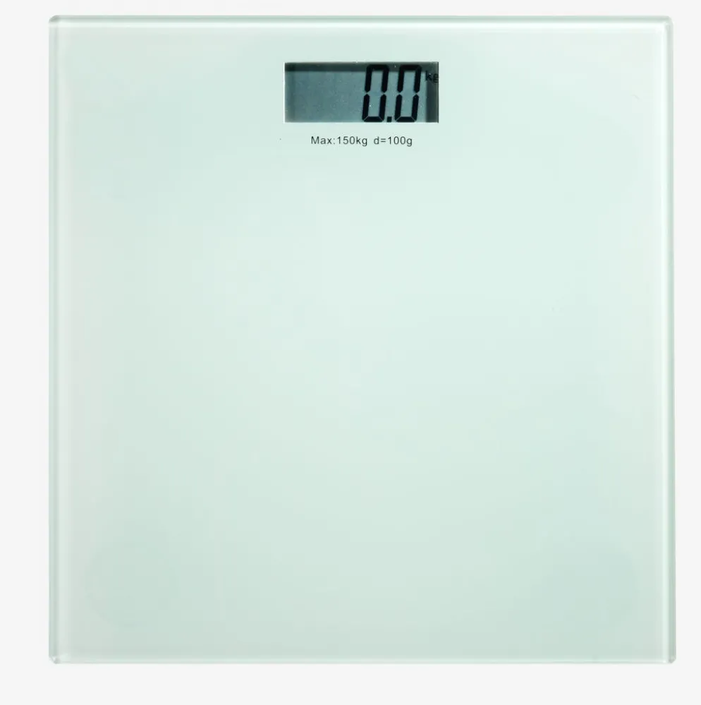 KROKEKBáscula de baño KROKEK cristal 150kg/100g