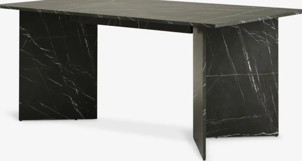 KRONDALMesa de comedor KRONDAL 90x180 color mármol negro