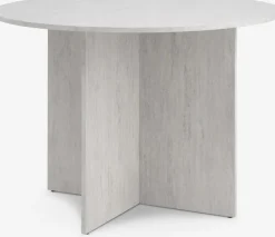 KRONDALMesa de comedor KRONDAL Ø110 color travertino