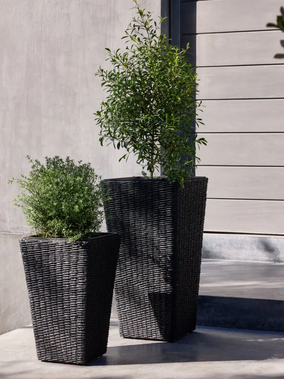 KUBBCesto de jardín KUBB A36xL36xA70 negro