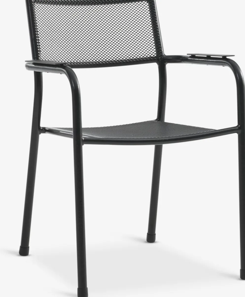 KUMLA + HEMSEDALMesa KUMLA L150 gris + 4 sillas HEMSEDAL negro