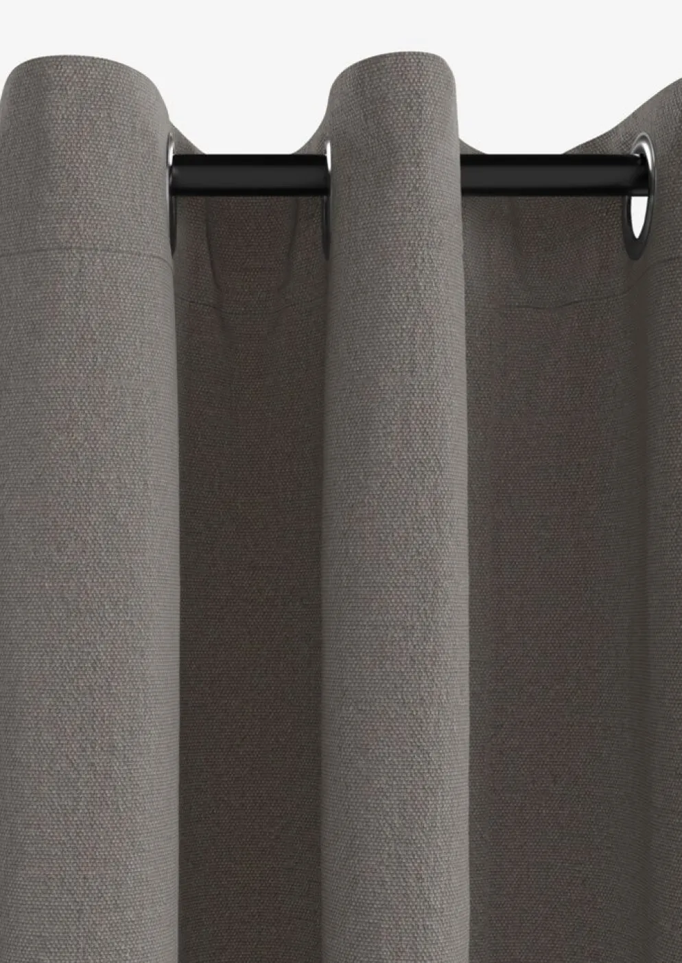 KVINGLACortina semiopaca KVINGLA 1x140x245 gris cálido